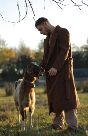 Ehram Ceviz Motif Palto 2