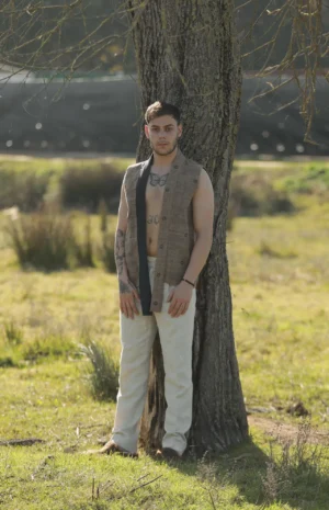 Ehram Ceviz Motif Yelek Erkek 2