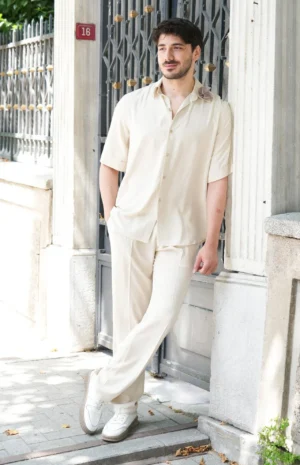 Cream Rose Pantolon 1