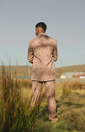 Ehram Ceviz Motif Ceket Erkek 3